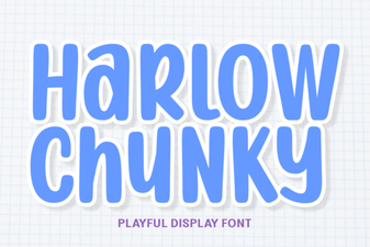 Harlow Chunky Font: Bold Display Typography for Modern Design