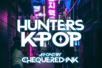 Hunters K-Pop Font for Stunning Visual Designs