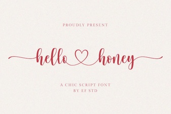 Hello Honey Font for Creative and Sweet Design Projects