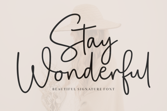 Stay Wonderful Font - Free Script Font Download